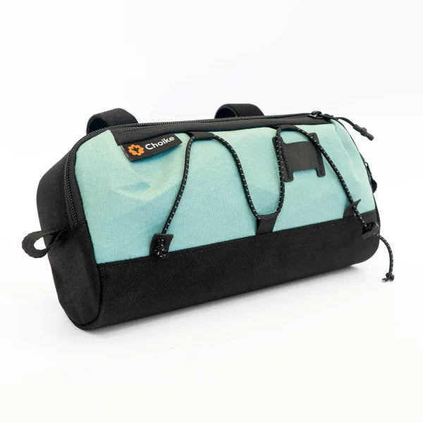 CHOIKE Tarrito EVO 3L stuurtas zwart waterbestendig voor dropstuur en bikepacking blauw