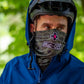 MUC-OFF Winter Neck Gaiter Groen – onder de helm op de fiets