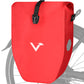 VALKENTAL Bike Bag 28L rood – waterdichte bagagedragertas voor fietsers