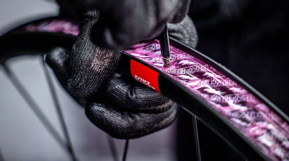 MUC-OFF ultimate tubeless setup kit doorzichte rim tape
