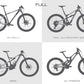 AMS Honeycomb Frame Guard Full op de soorten fietsen