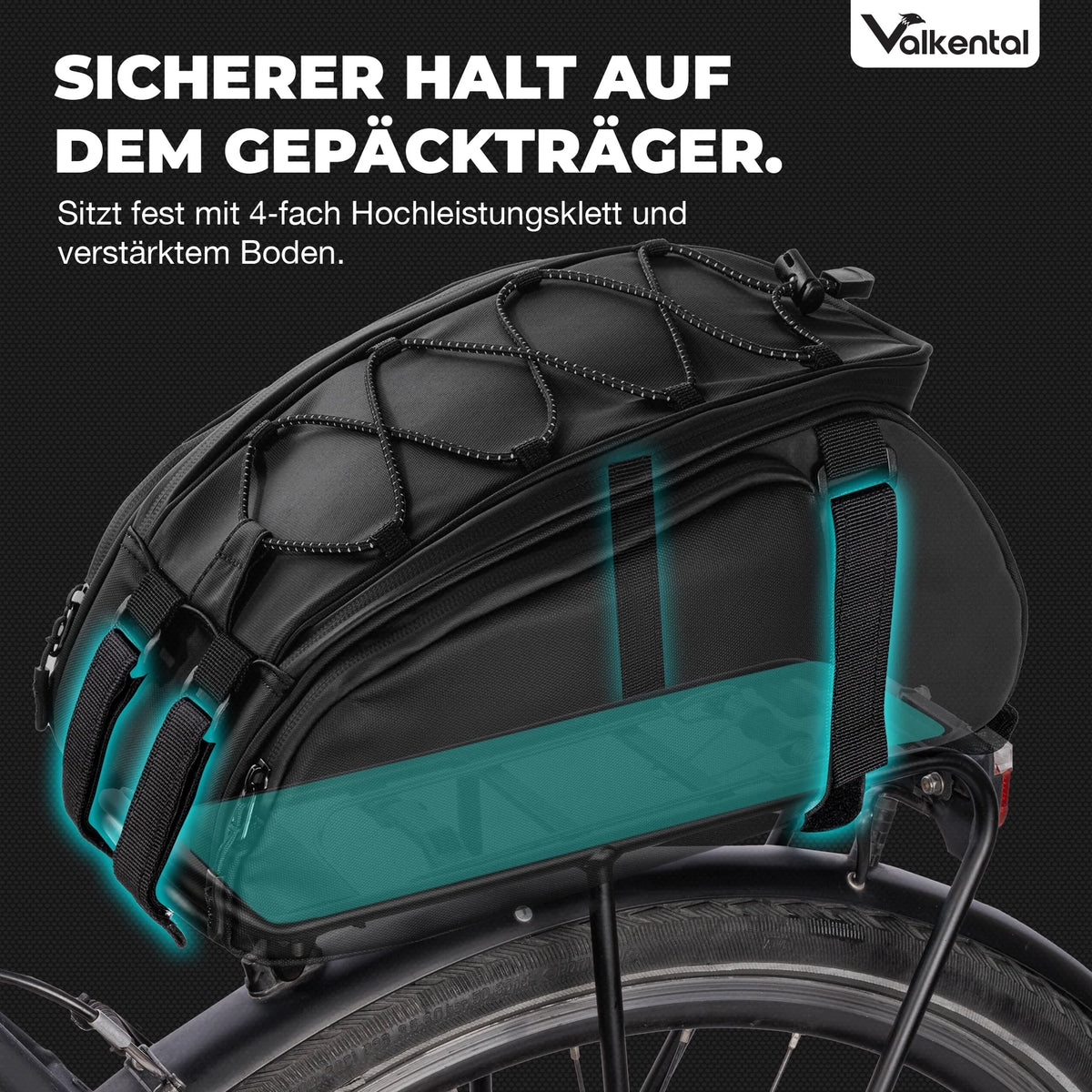 VALKENTAL Trunk Bag 14L - 4voudige montage