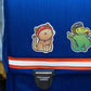 REFLECTIVE BERLIN Friends textielsticker Miez en Freddy op een tas