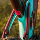 AMS Honeycomb Frame Guard Total geplakt op een vork