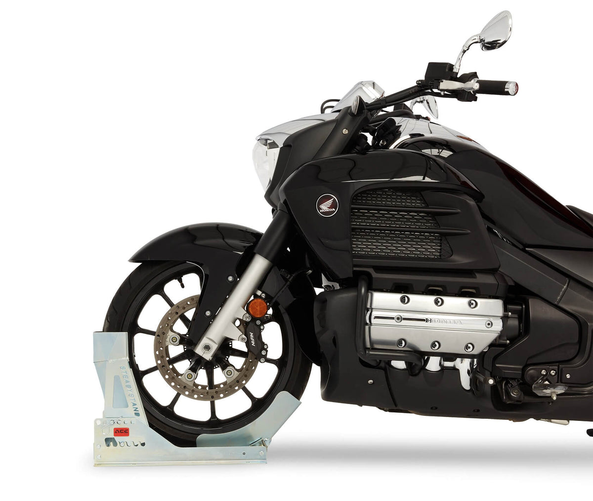 ACEBIKES SteadyStand Multi Fixed - een Yamaha voorwiel in de fixed klem