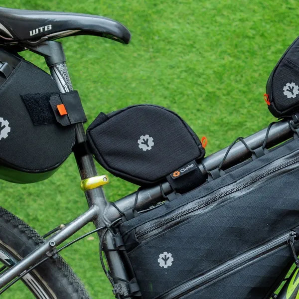 CHOIKE TTBag 0,7L - in gebruik op het frame van de fiets