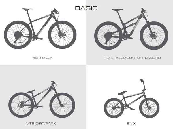 AMS Honeycomb Frame Guard Basic alle modellen fietsen waar je op kan plakken