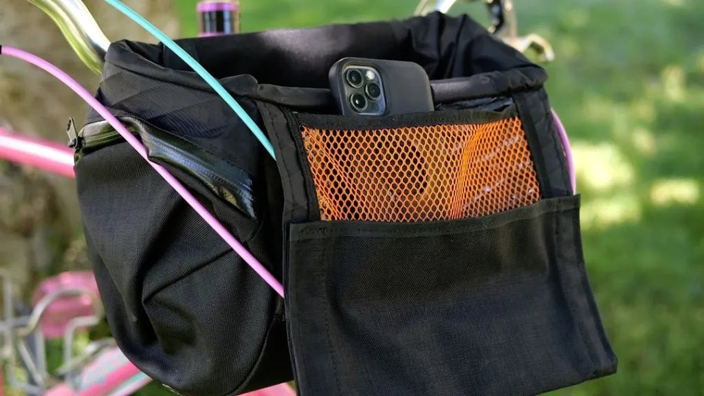 CHOIKE Randobag geopend op de fiets
