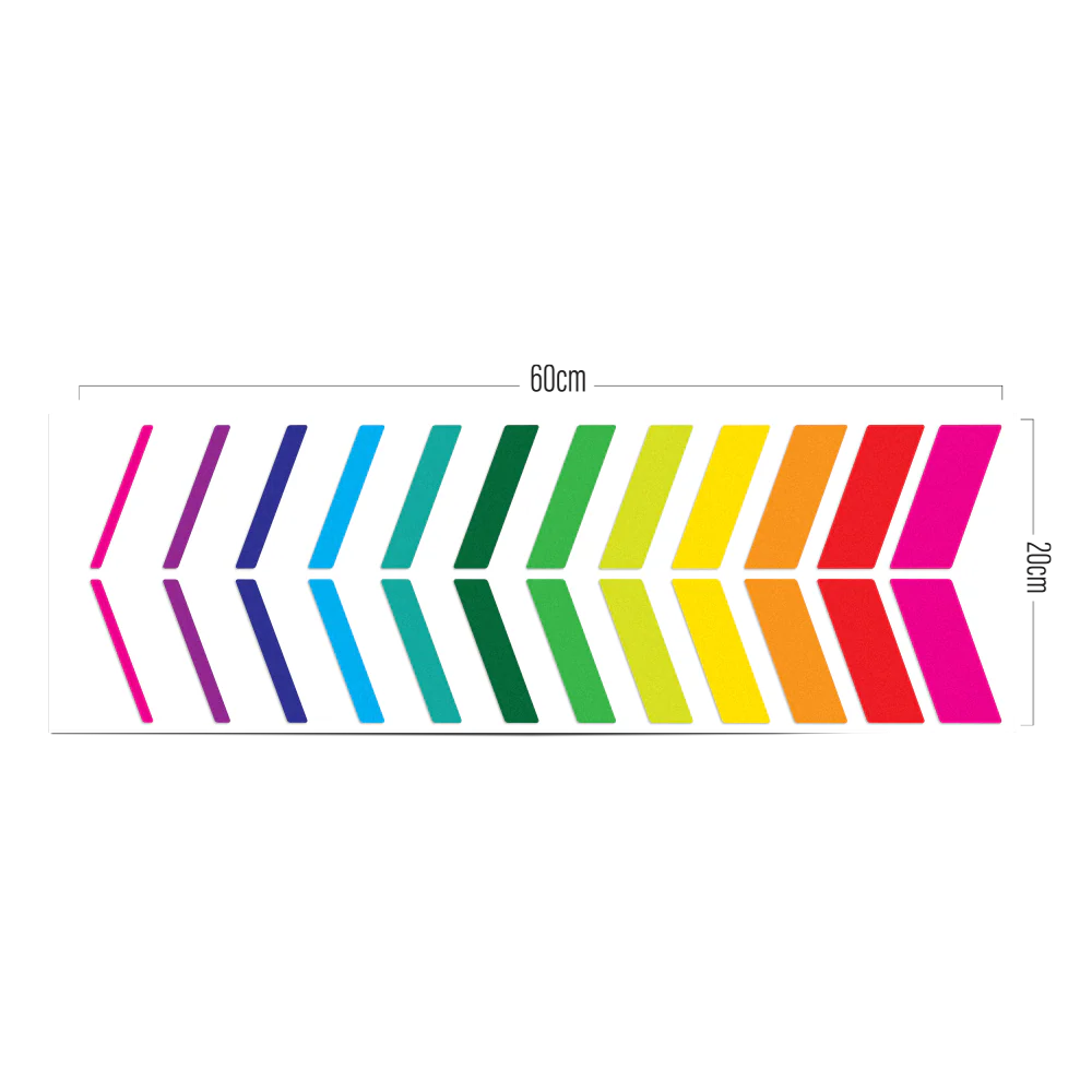 REFLECTIVE BERLIN stickers XL - grote reflecterende stickers