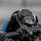 QUAD LOCK HANDLEBAR MOUNT LARGE ZWART GEMONTEERD OP MOTORSTUUR