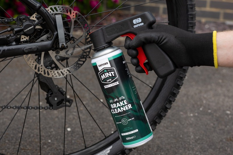 OXFORD AEROSOL TRIGGER GEBRUIK MET REMMEN REINIGER / BRAKE CLEANER