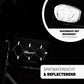 VALKENTAL FRAME BAG SMART reflecterende details en spatwaterdicht