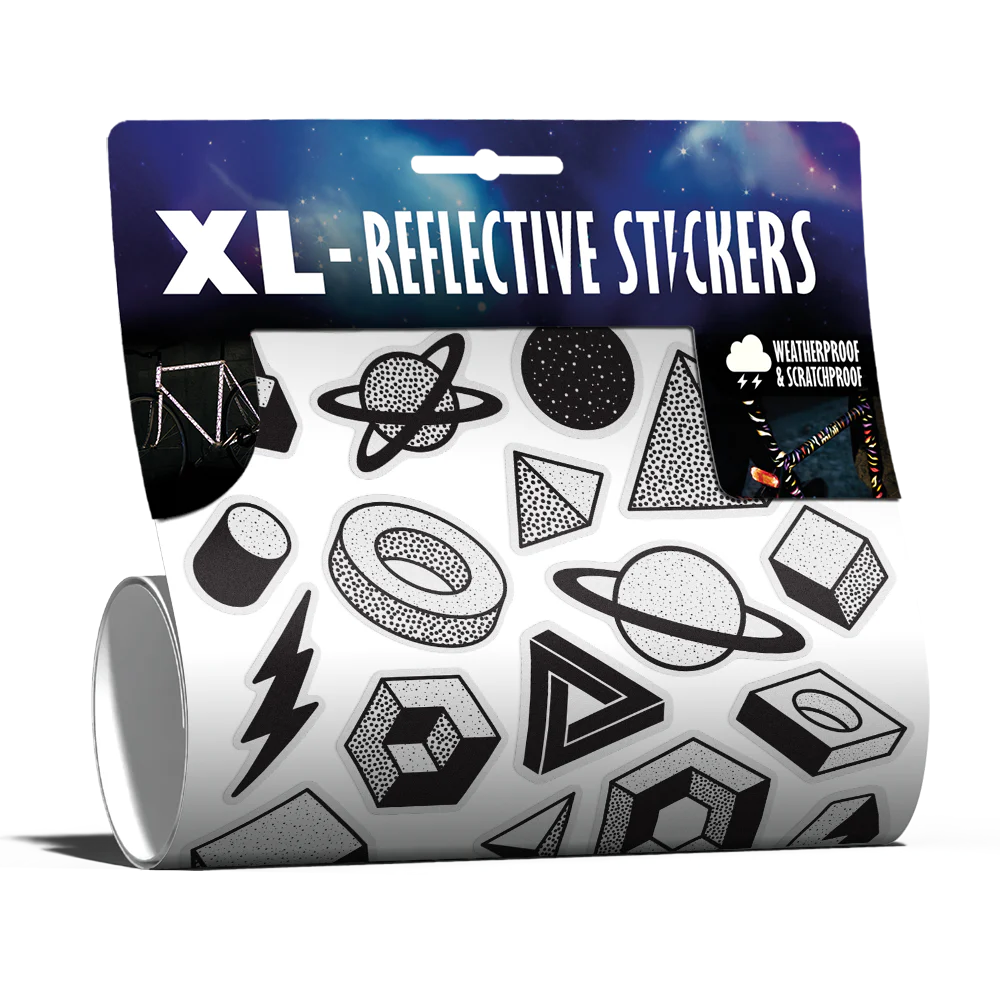 REFLECTIVE BERLIN stickers XL - grote reflecterende stickers