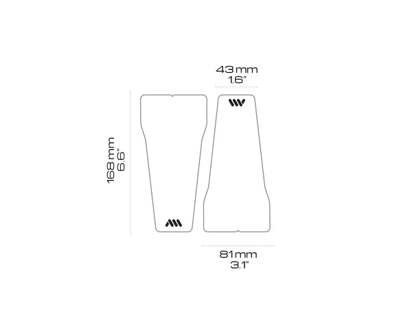 AMS Honeycomb Bar Guard afmetingen