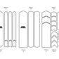AMS Honeycomb Frame Guard E-Bike maatvoering