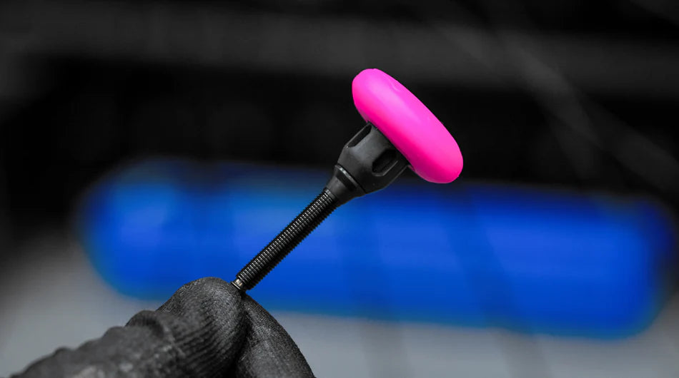 Muc-Off Stealth Tubeless Tag Holder - close up