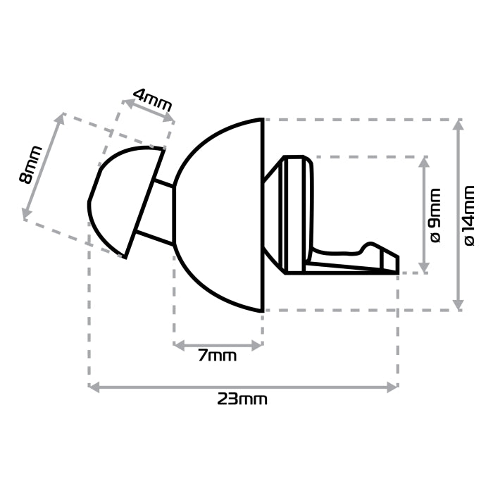 OXFORD FilterBuds small maatvoering