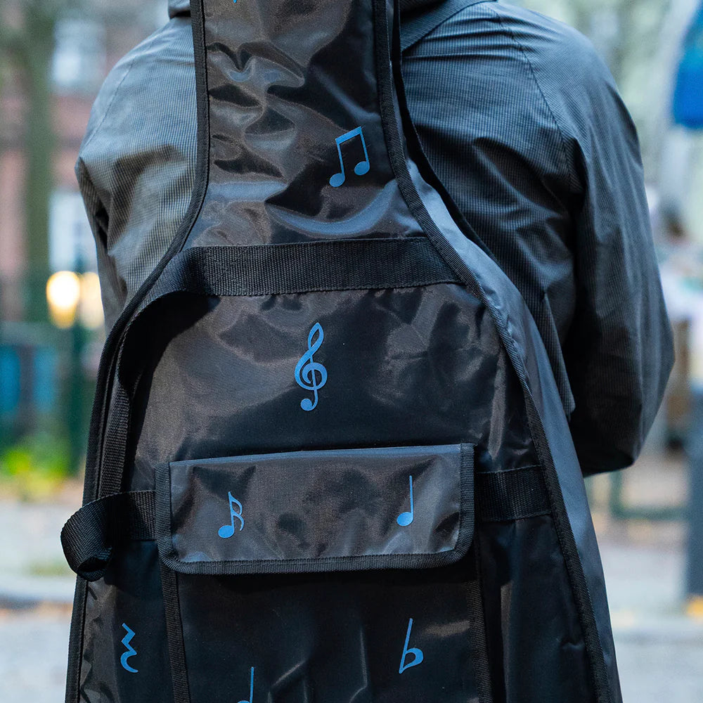  REFLECTIVE BERLIN textielstickers - music op een gitaartas