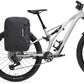 AEROE QuickLock Urban Pannier Bag Pro zwarte waterdichte fiets rugzak - verticaal gemonteerd op de mtb