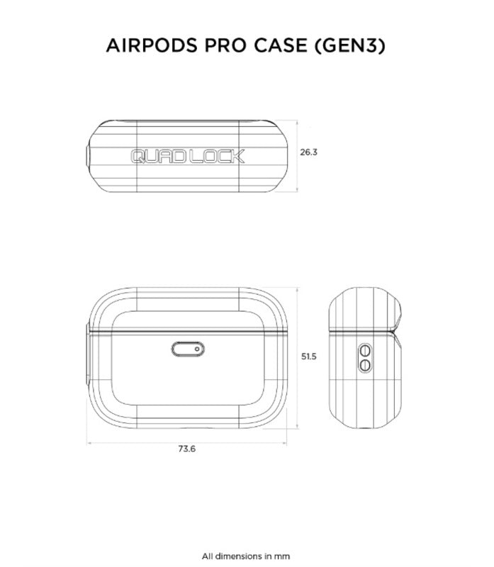 QUAD LOCK AirPods Case – beschermcase