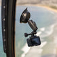 Quad Lock 360 Suction Base - gemonteerd op een ruit