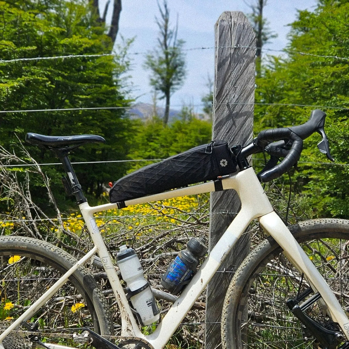 CHOIKE TTLong 2L - geplaatst op een gravel bovenbuis