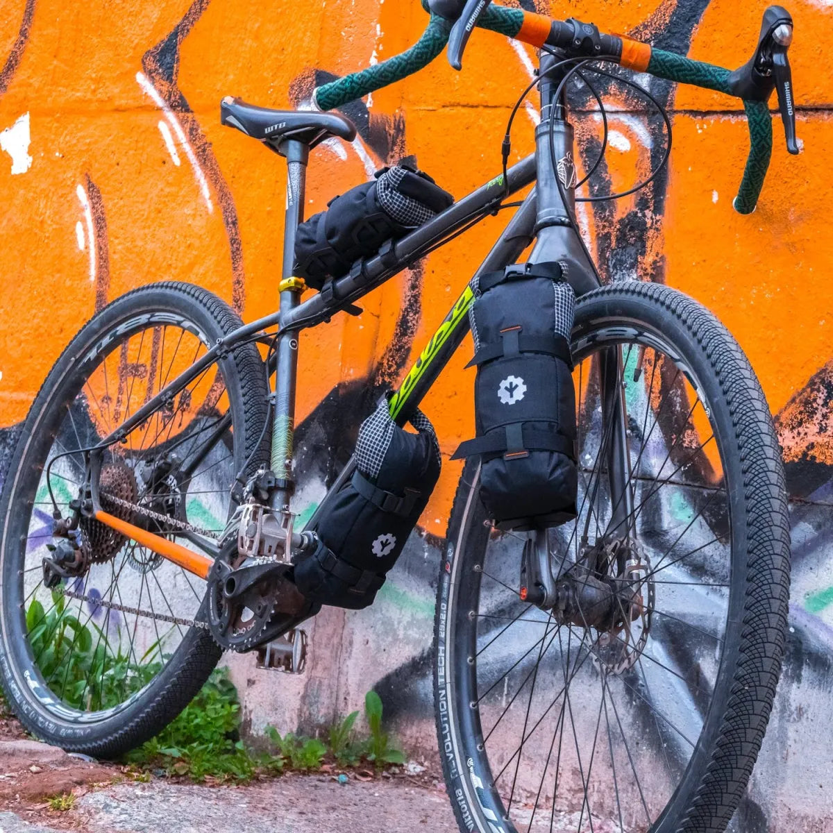 CHOIKE Alforja Nano 2,8L - 3 stuks gemonteerd op frame