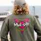 Muc-Off Surf Sweater groen – gedragen met de rug naar je toe