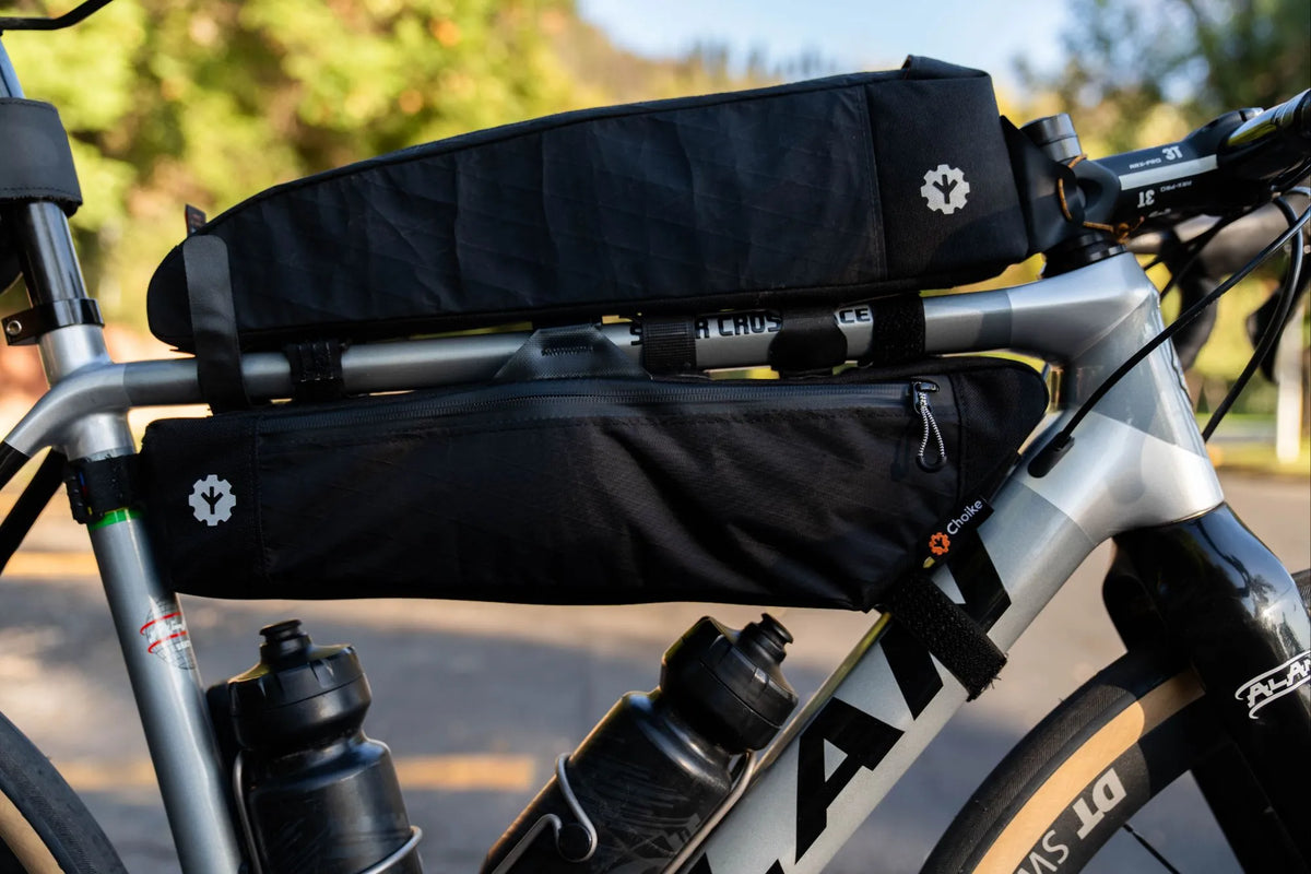 CHOIKE FrameBag R - in het frame geplaatst