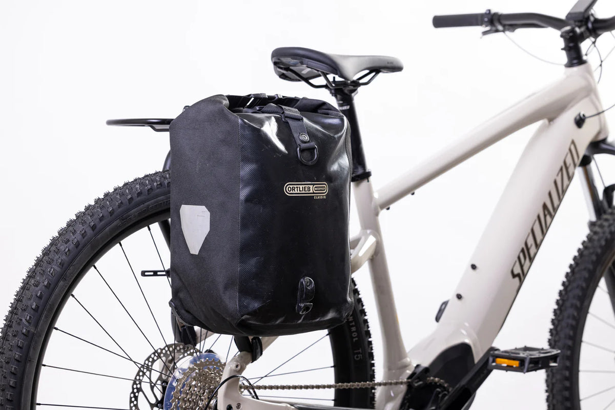 AEROE PANNIER RECEIVER MET EEN ORTLIEB FIETSTAS