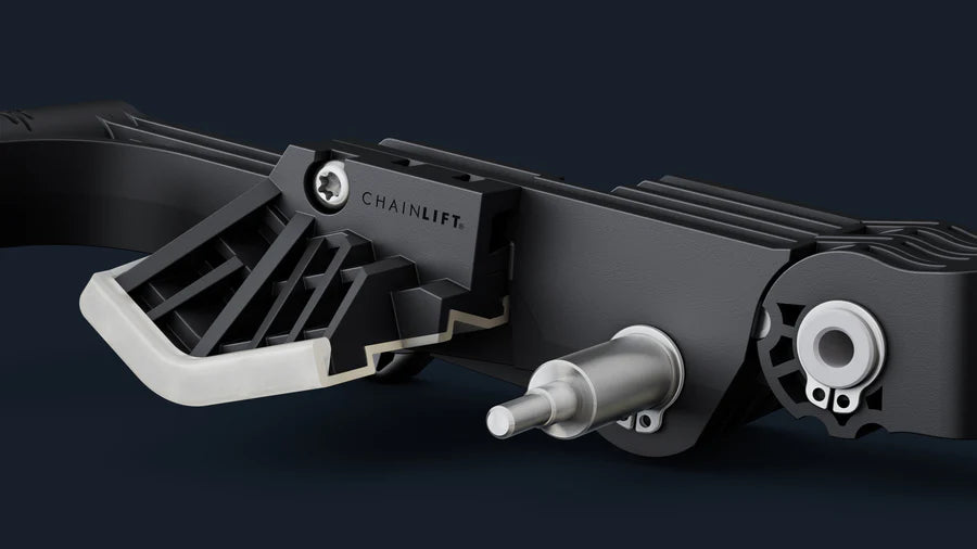CHAINLIFT V2 - detail gemonteerde pin