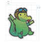 REFLECTIVE BERLIN Friends textielsticker Freddy afmetingen