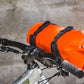 AEROE Heavy Duty Dry Bag 8L oranje waterdichte bikepacking drybag- gemonteerd p de fiets handlebar cradle