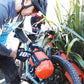 AEROE Heavy Duty Dry Bag 8L oranje waterdichte bikepacking drybag- hier makkelijk demonteren
