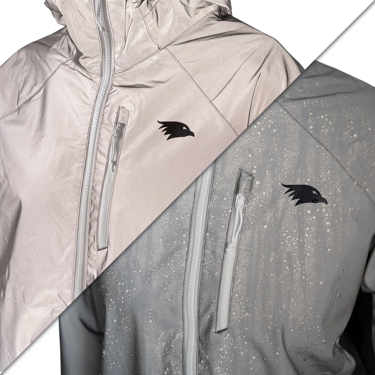VALKENTAL Vertex reflecterend sportjack dames - waterafstotend en reflecterend