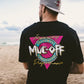 Muc-Off Surf T-Shirt zwart – 100% biologisch katoen, relaxed fit gedragen