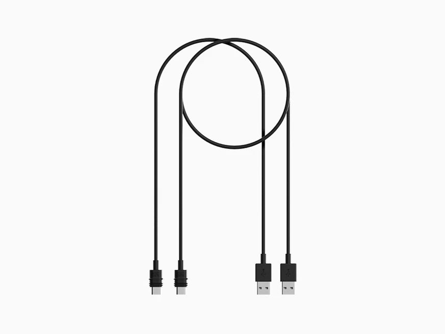 QUAD LOCK Weatherproof USB Cable Kit – set van 2 IP66 oplaadkabels voor motor en fiets uit de verpakking