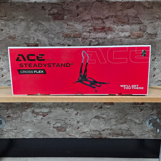 ACEBIKES SteadyStand Cross Flex - hier in de verpakking in de winkel