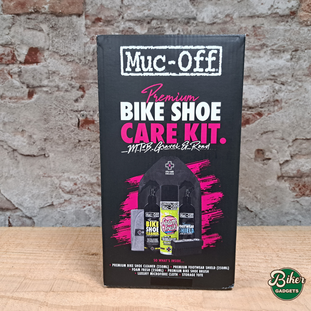 Muc-Off Bike Shoe Care Kit – Alles voor Perfecte Fietsschoenen in de vrepakking