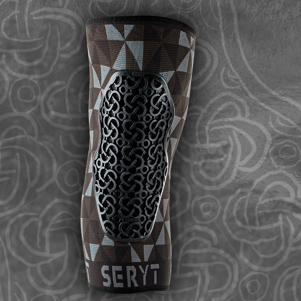 SERYT Flow kniebeschermers - arlecchino grey black