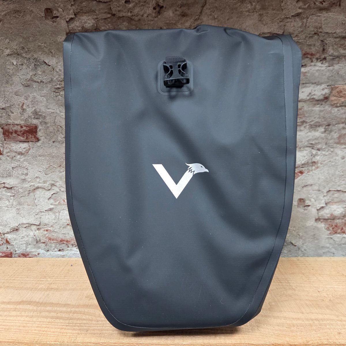 VALKENTAL Bike Bag 28L zwart – waterdichte bagagedragertas voor fietsers