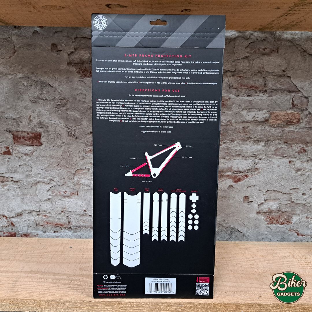 MUC-OFF Frame Protection Kit - achterzijde verpakking