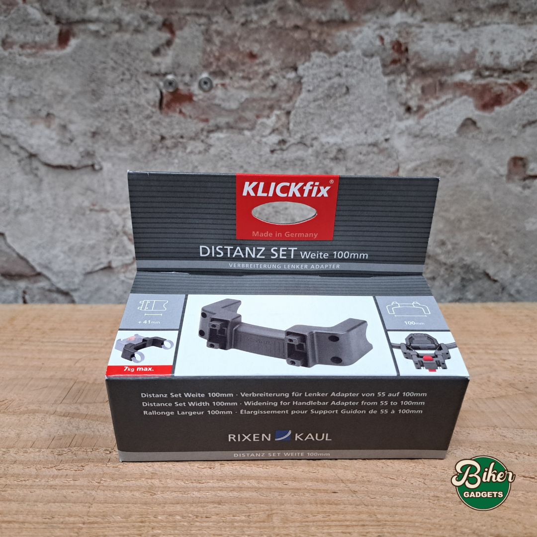 KLICKfix Stuuradapter Afstandsset 100mm - in de verpakking