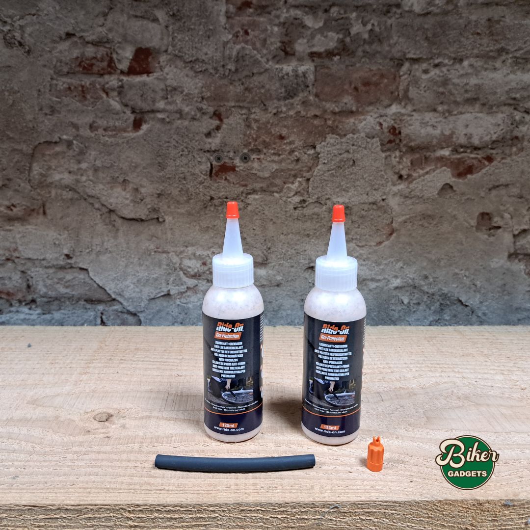 Ride-On Bike-On anti-lek gel voor fietsbanden 26-28 inch, 2 flessen van 125ml