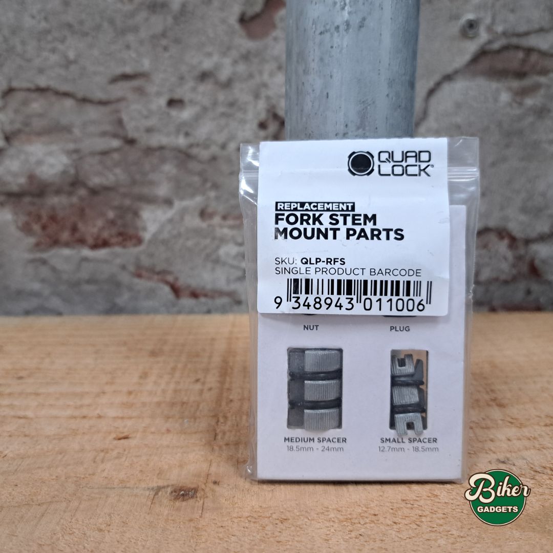 Quad Lock Fork Stem Mount Spacer Set IN DE VERPAKKING EN IN DE WINKEL