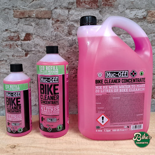 MUC-OFF cleaner concentrate - 500ml, 1L en de 5L