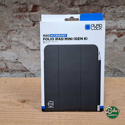 Quad Lock MAG Folio Case voor iPad mini gen 6 – in de verpakking in de winkel