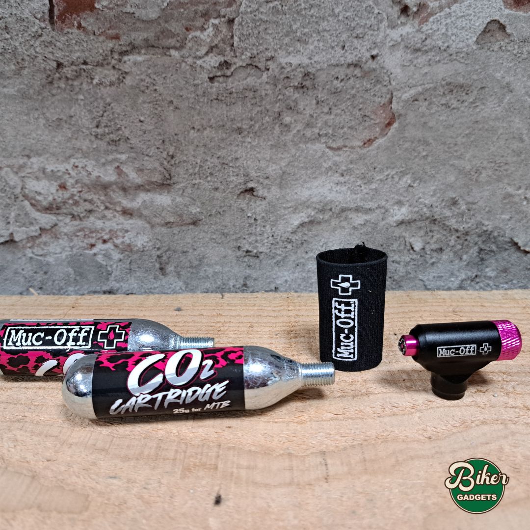 CO2 Inflator Kit MTB - alle onderdelen uit de verpakking