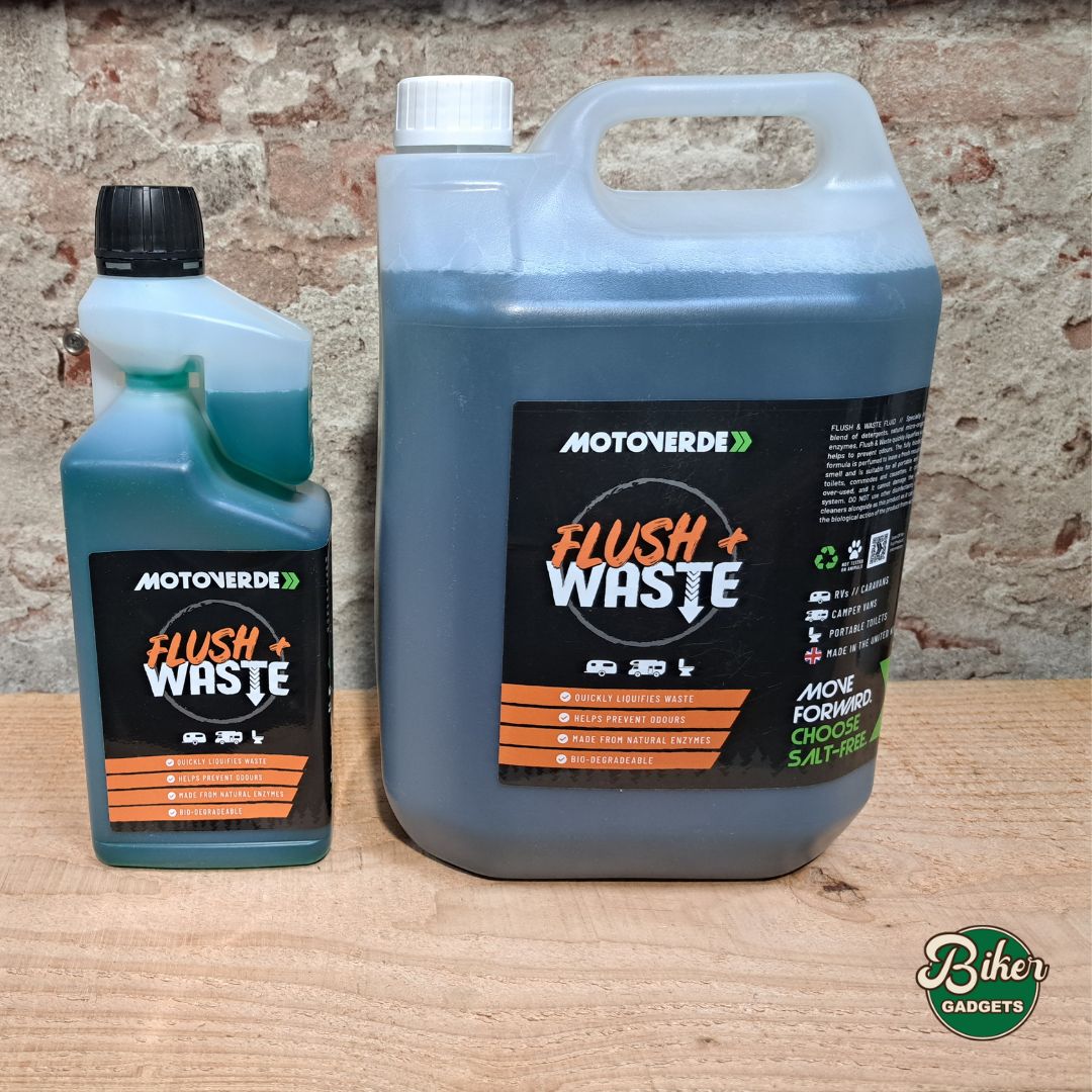 MOTOVERDE Flush + Waste - 1l en 5L