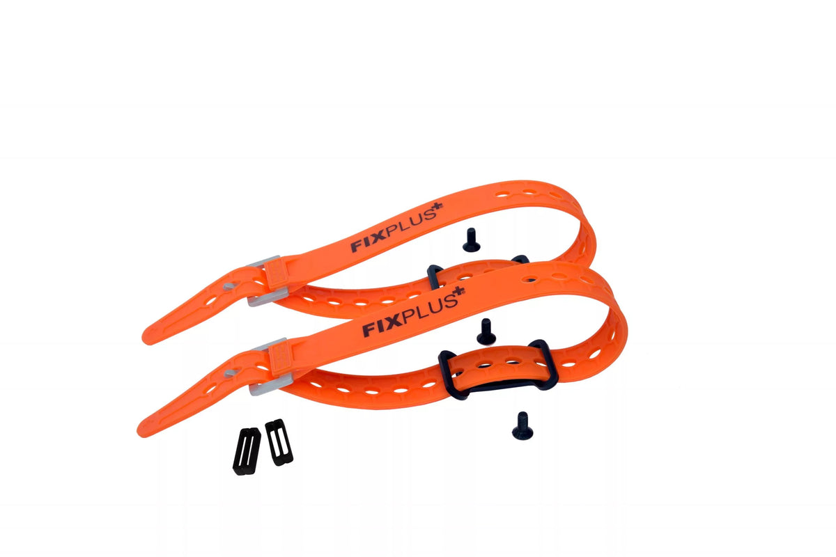 FIXPLUS Gear Tightener en TPU straps set  oranje/zwart 